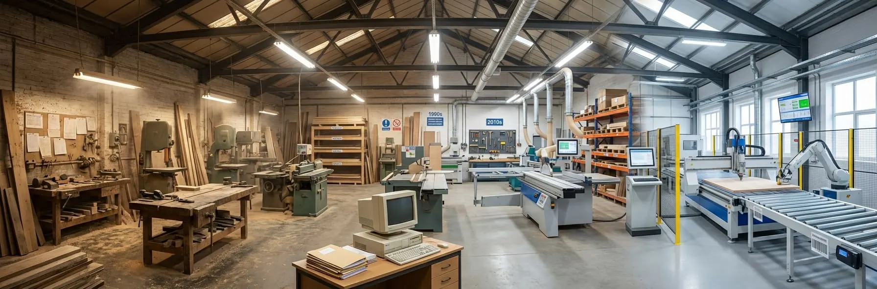 Workshop evolution from traditional to modern